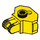 LEGO Yellow Hinge 1 x 2 Locking with Towball Socket (30396 / 51482)