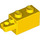 LEGO Yellow Hinge Brick 1 x 2 Locking with Single Finger On End Horizontal (30541 / 53028)