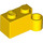 LEGO Yellow Hinge Brick 1 x 4 Base (3831)