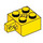 LEGO Yellow Hinge Brick 2 x 2 Locking with 1 Finger Vertical (no Axle Hole) (30389)