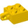 LEGO Yellow Hinge Brick 2 x 2 Locking with 1 Finger Vertical (no Axle Hole) (30389)