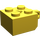 LEGO Gelb Scharnier Backstein 2 x 2 Verriegeln mit 1 Finger Vertikale mit Achsloch (30389 / 49714)