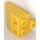 LEGO Giallo Cerniera Secchio 2 x 3 Curvo Parte inferiore, Hollow, con 2 Dita e 2 Bottoncini (4626)