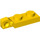 LEGO Yellow Hinge Plate 1 x 2 Locking with Single Finger on End Vertical with Bottom Groove (44301)