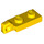 LEGO Yellow Hinge Plate 1 x 2 Locking with Single Finger on End Vertical without Bottom Groove (44301 / 49715)