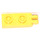 LEGO Yellow Hinge Plate 1 x 2 with 2 Fingers Hollow Studs (4276)