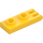 LEGO Yellow Hinge Plate 1 x 2 with 3 fingers and Hollow Studs (4275)