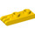 LEGO Geel Scharnier Plaat 1 x 2 met 3 Vingers en holle noppen (4275)
