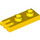 LEGO Gelb Scharnier Platte 1 x 2 mit 3 Finger und hohle Bolzen (4275)