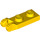 LEGO Yellow Hinge Plate 1 x 2 with Locking Fingers without Groove (44302 / 54657)