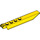 LEGO Yellow Hinge Plate 1 x 8 with Angled Side Extensions (Round Plate Underneath) (14137 / 30407)