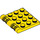 LEGO Jaune Charnière assiette 4 x 4 Verrouillage (44570 / 50337)