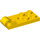 LEGO Jaune Charnière assiette Bas 2 x 4 avec 4 Goujons et 3 trous de broches (98285)