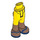 LEGO Yellow Hip with Pants with Blue Sandals (2277)