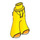 LEGO Yellow Hips with Flared Trousers with Orange shoes (101110)