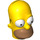 LEGO Yellow Homer Simpson Head with Wide Eyes (16807)