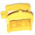 LEGO Gelb Pferd Saddle mit Eins Clip (4491)