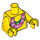 LEGO Gelb Hula Dancer Torso (973 / 88585)