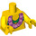 LEGO Yellow Hula Dancer Torso (973 / 88585)