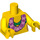 LEGO Gelb Hula Dancer Torso (973 / 88585)