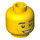 LEGO Gelb Ice Fisherman Kopf (Sicherheitsbolzen) (3626 / 97087)