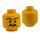 LEGO Yellow Imperial Armada Soldier with Head (Safety Stud) (3626)