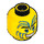 LEGO Yellow Island Warrior Head (Recessed Solid Stud) (3626 / 14631)
