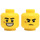 LEGO Yellow Jack Davids Minifigure Head (Recessed Solid Stud) (3626 / 56058)