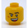 LEGO Geel Jack Davids Minifigure Hoofd (Verzonken Solid Stud) (3626 / 66678)