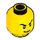 LEGO Yellow Jail Prisoner with Prison Outfit Minifigure Head (Recessed Solid Stud) (3626 / 24614)