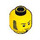 LEGO Jaune Jake Raines avec Brown Jacket Diriger (Goujon solide encastré) (94061 / 95426)