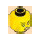 LEGO Yellow Jordana Head (Recessed Solid Stud) (3274)