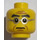 LEGO Giallo Judge Testa (Perno di sicurezza) (3626 / 11494)