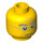 LEGO Gelb Judge Kopf (Sicherheitsbolzen) (3626 / 11494)
