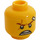 LEGO Yellow Kai Kendo Minifigure Head (Recessed Solid Stud) (3626 / 34783)