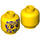 LEGO Yellow Kapau Minifigure Head (Recessed Solid Stud) (3626 / 19304)