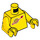 LEGO Amarillo Kenny Minifigura Torso (973 / 76382)