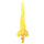 LEGO Yellow Large Figure Sword (47463)