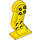 LEGO Jaune Grand Jambe avec Épingle - La gauche (70946)