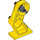 LEGO Yellow Large Leg with Pin - Right (70943)