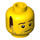 LEGO Yellow Larry the Barista Minifigure Head (Recessed Solid Stud) (3626 / 15916)