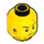 LEGO Yellow Larry the Barista Minifigure Head (Recessed Solid Stud) (3626 / 47909)