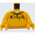 LEGO Yellow Lego Store Staff Minifig Torso (973 / 76382)