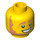 LEGO Yellow Leprechaun Head (Safety Stud) (3626 / 99281)