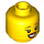 LEGO Yellow Llama Girl Head  (Recessed Solid Stud) (3626 / 68039)