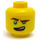 LEGO Gul Lloyd med Beige Hår Minifigur Hoved (Forsænket solid knops) (3626 / 33869)