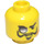 LEGO Amarillo Lord Sam Sinister Cabeza (Espiga de seguridad) (3626)