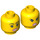 LEGO Gelb Lucy Wyldstyle Minifigure Kopf (Einbau-Vollbolzen) (3626 / 44130)