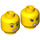 LEGO Yellow Lucy Wyldstyle Minifigure Head (Recessed Solid Stud) (3626 / 44130)