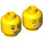 LEGO Gelb Lucy WyldStyle Minifigure Kopf (Einbau-Vollbolzen) (3626 / 65671)
